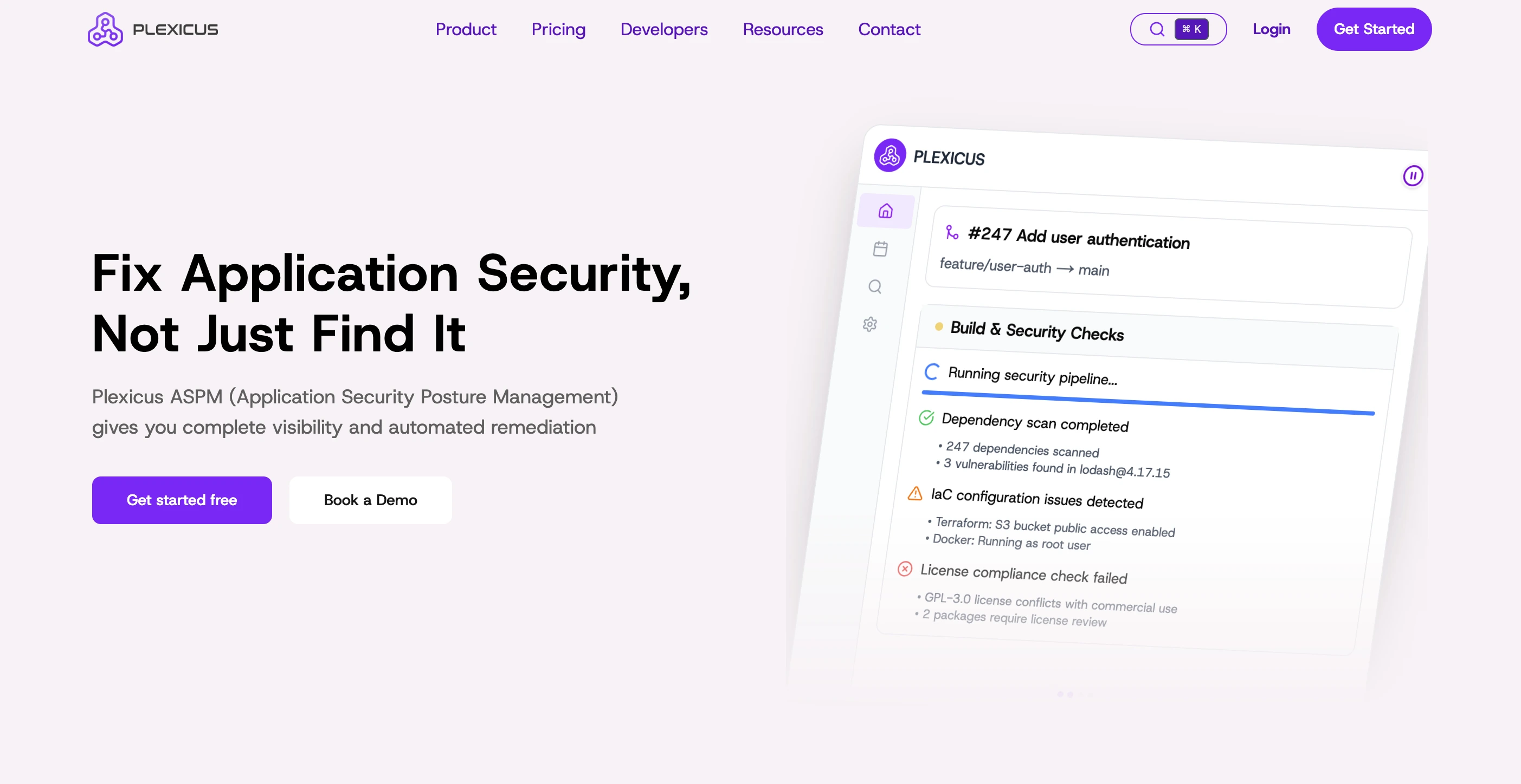 Plexicus ASPM tool